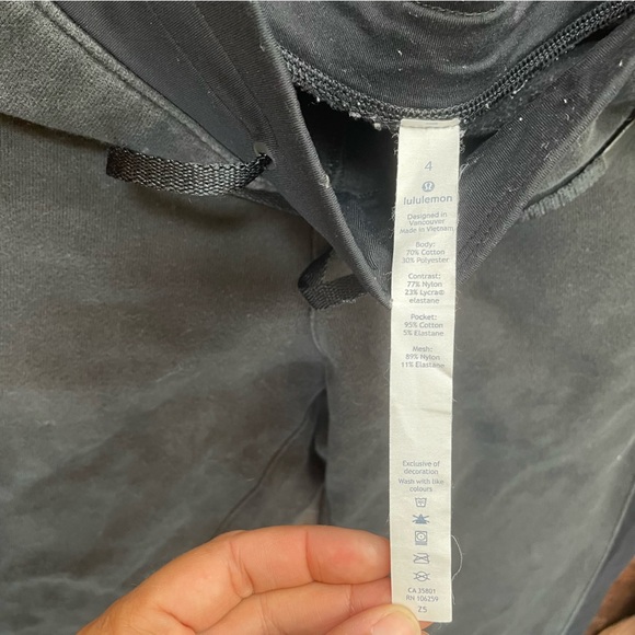 Lululemon Get Going Joggers Black Sweatpants Size 4 - Picture 14 of 16